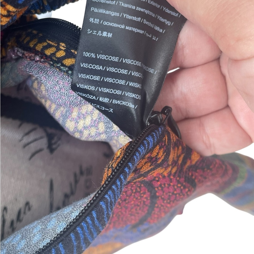Farm Rio Dotted Macaws Midi Dress,‎ Size XS, EUC - Picture 11 of 11
